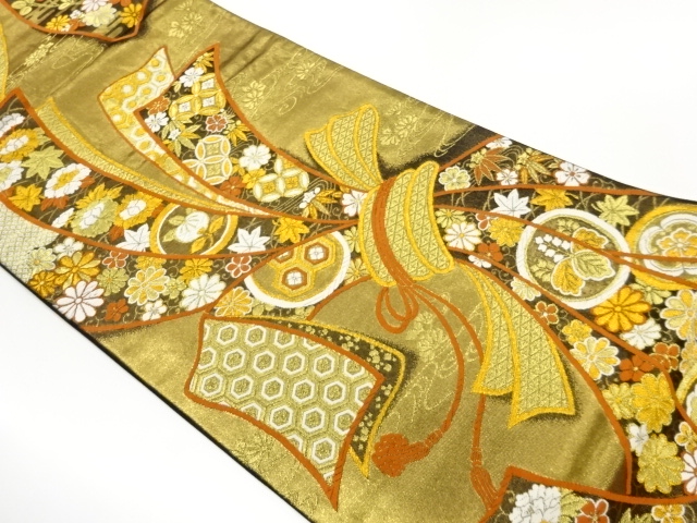 JAPANESE FUKURO OBI / WOVEN NOSHI PATTERN